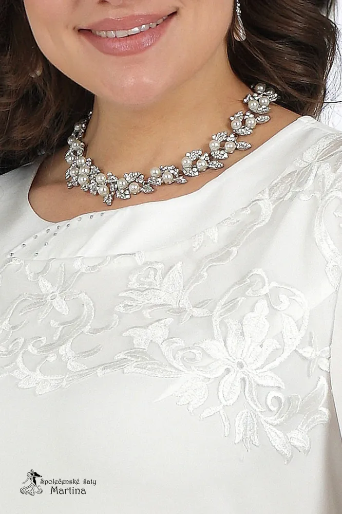 Krémový 3-dílný kalhotový set "Mary" 