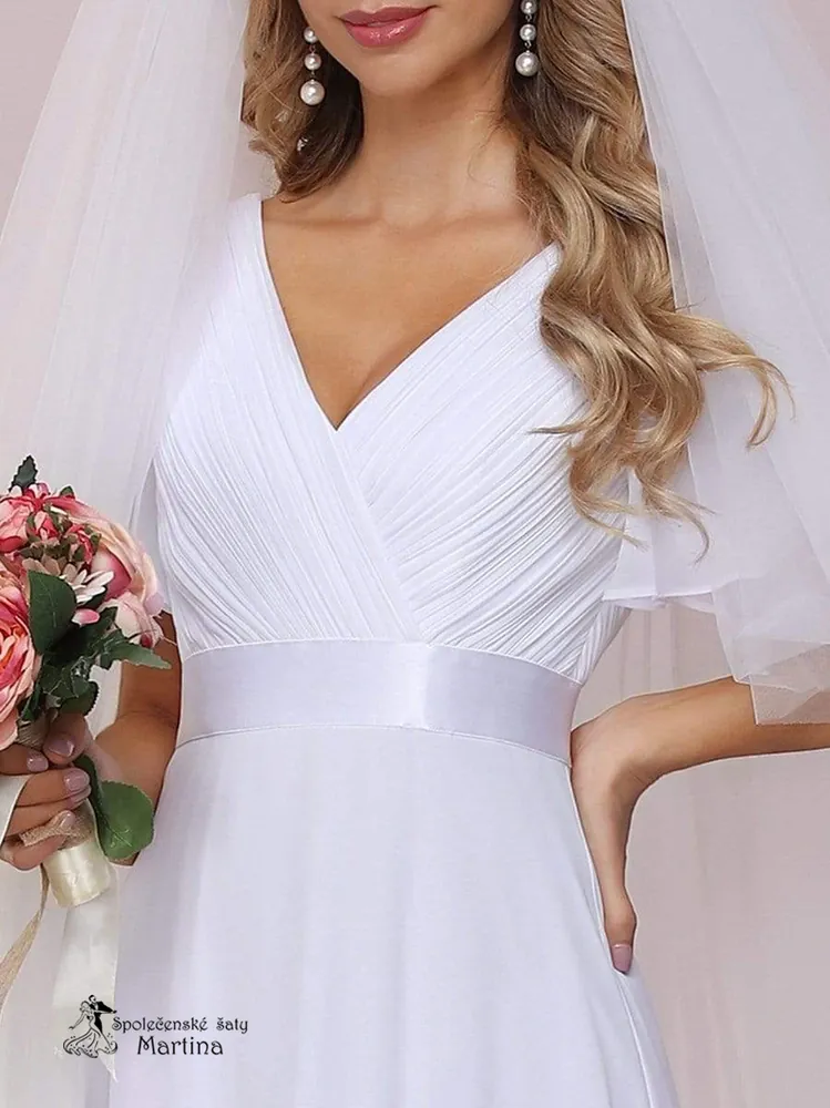 Svatební šifonové šaty "Camila" antického střihu