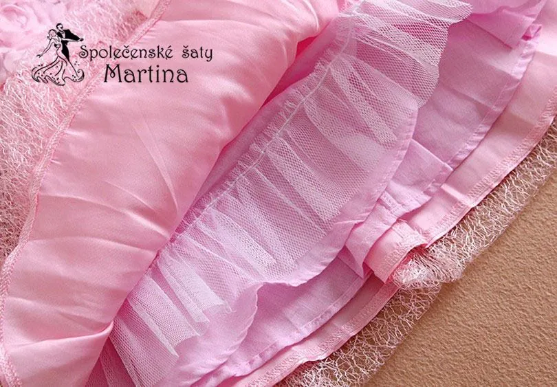 Společenské šaty pro družičku "Sonička" 0-24 měsíců