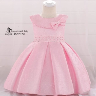 Světle růžové nádherné šatičky pro nejmenší holčičky "Ivonka" - vel. 70