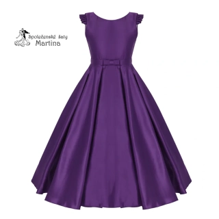 Dívčí šaty "Sabrinka" - fialové - vel. 4