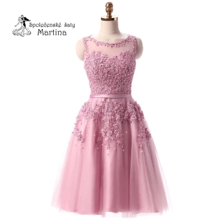 Boho pudrové šaty "Selena 3" - vel. 42/44