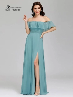 Staromodré šaty pro družičky "Alma" se spadenými rukávy 