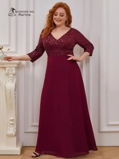 Vínové šaty "Mackenzie"