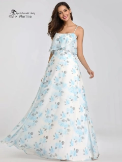 Světle modré jemné romantické šaty "Florence" 