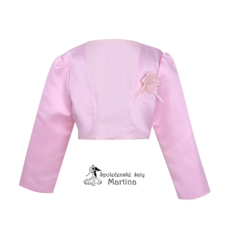 Bolerko k dívčím šatům - růžové