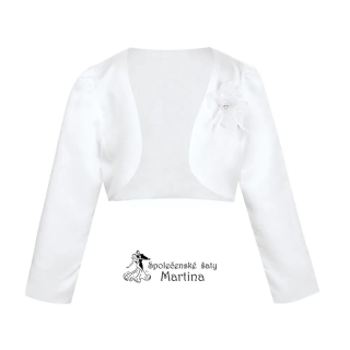 Bolerko k dívčím šatům - bílé