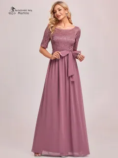 Starorůžové společenské šaty "Leonne" - vel. 40