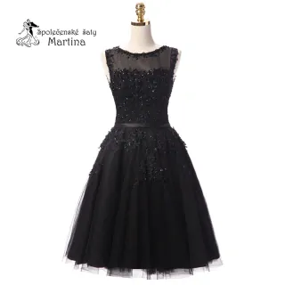 Boho černé šaty "Selena 3"