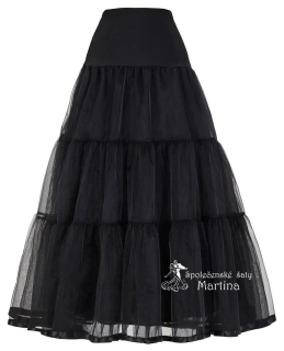 Spodnička dlouhá 2+1 - černá