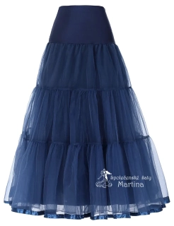 Spodnička dlouhá 2+1 - tmavě modrá