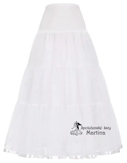 Spodnička dlouhá 2+1 - bílá