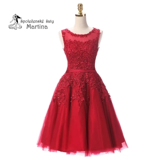 Boho vínové šaty "Selena 3" - vel. 36/38