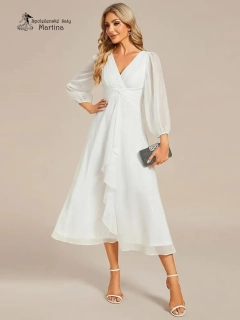 Svatební šaty "Katie" s dlouhým rukávem