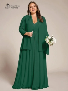 Šátek/přehoz přes ramena - zelený