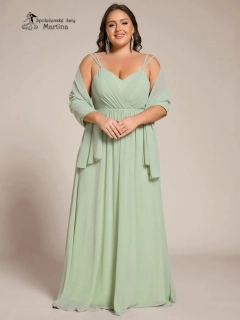 Šátek/přehoz přes ramena - pistáciový