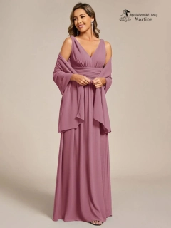 Šátek/přehoz přes ramena - starorůžový