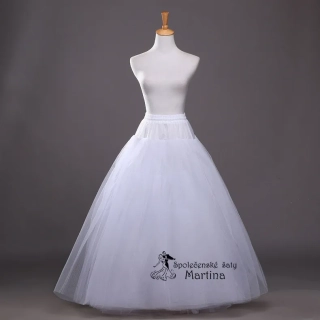 4-vrstvá tylová spodnička bez kruhů