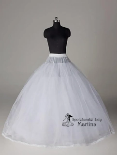 8-vrstvá tylová spodnička bez kruhů