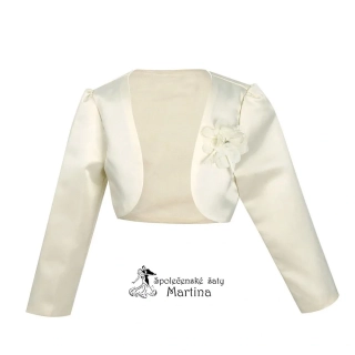 Bolerko k dívčím šatům - champagne