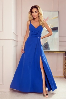 Elegantní modré dlouhé šaty "Betty"