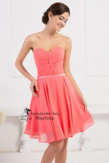 Jemně elegantní krátké společenské šaty "Coralie"